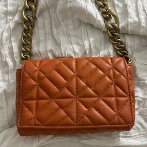 Zara Orange Shoulder Bag